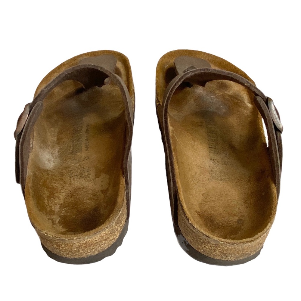 Birkenstock ✌︎︎ Gizeh Thong Nubuck Cork Bed Sandals Sandal ✌︎︎ Brown Suede 37 7M - Picture 8 of 16